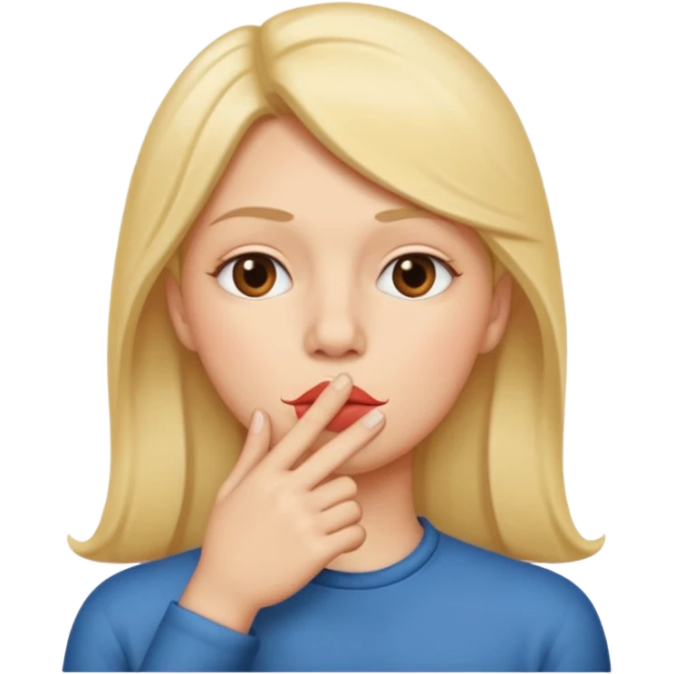 shushing emoji