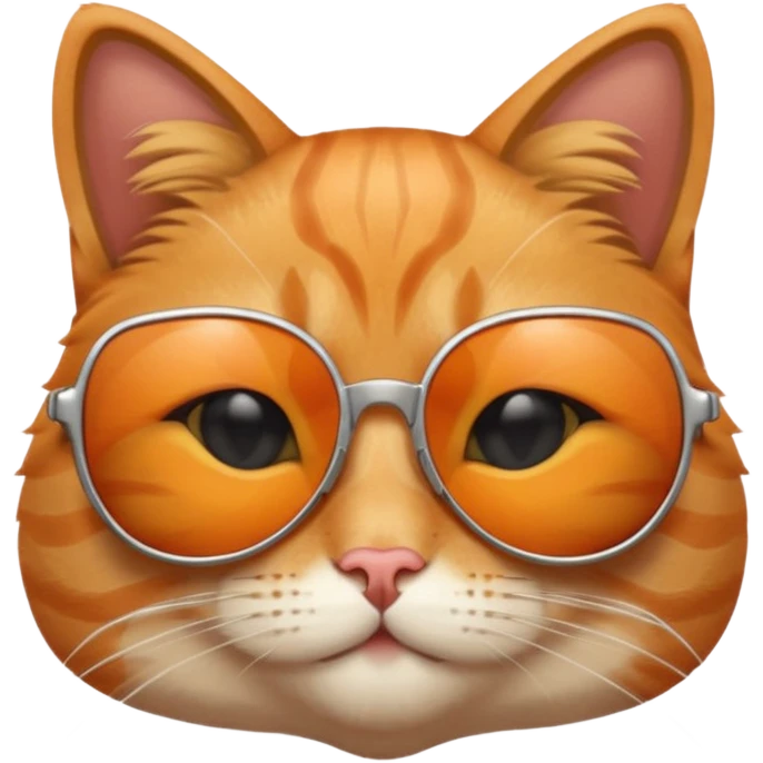 Cat wearing sunglasses emoji