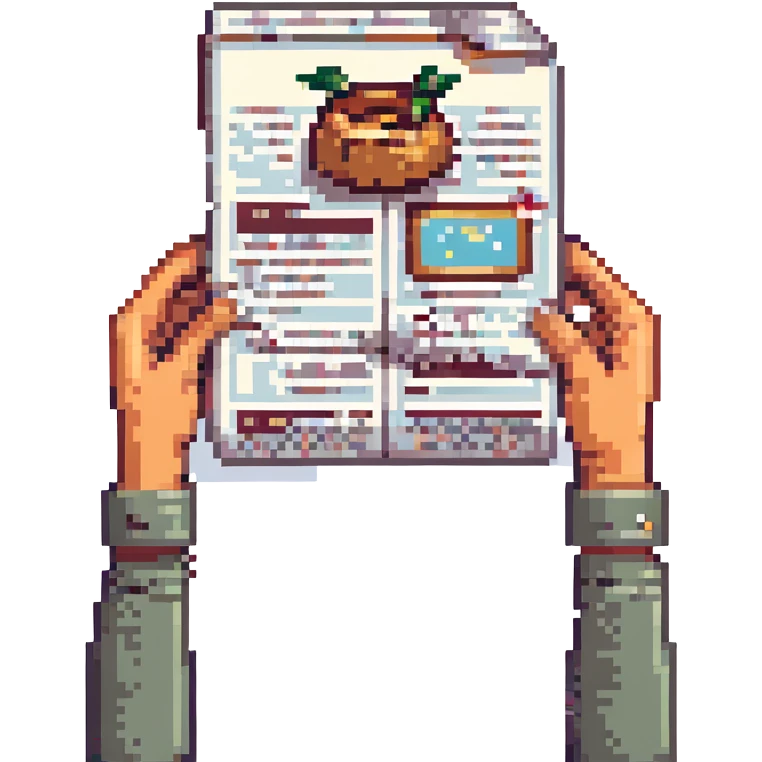 hands holding a newspaper emoji