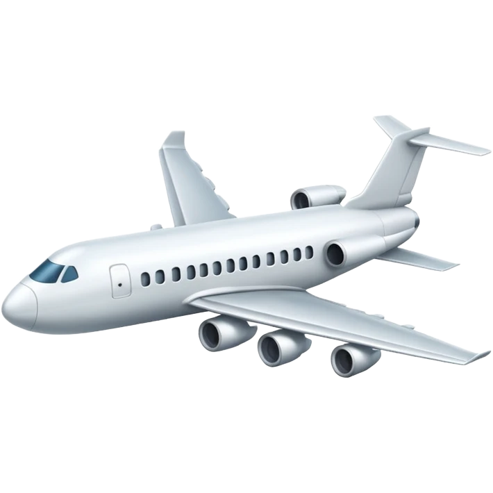 airplane white emoji