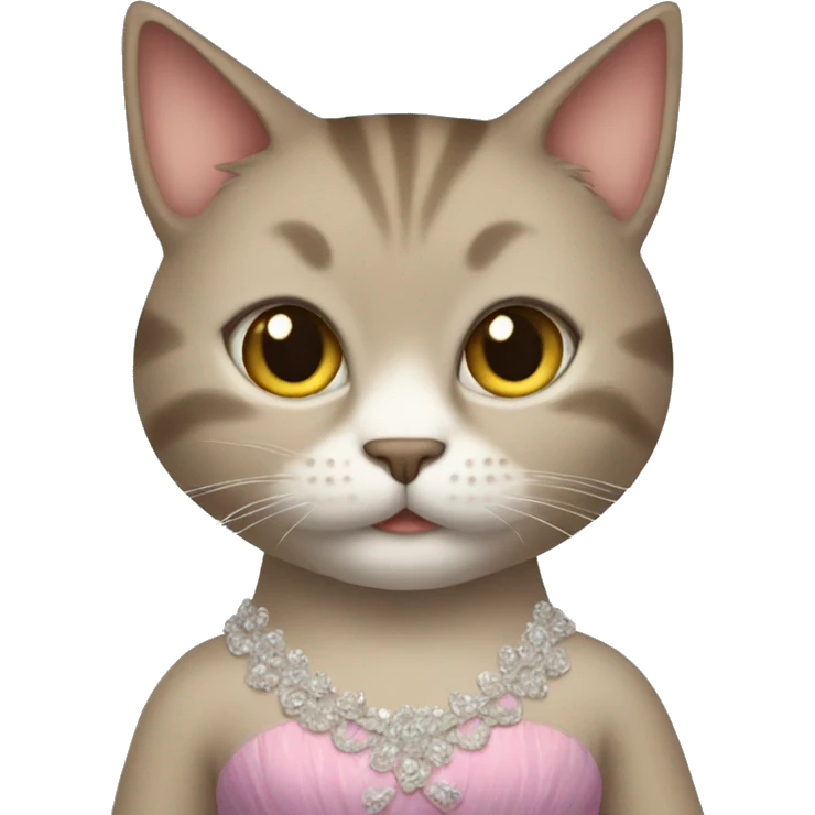 Cat in princess dress  emoji