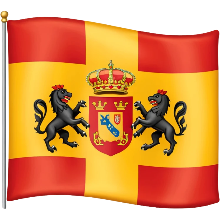la bandera del imperio español emoji
