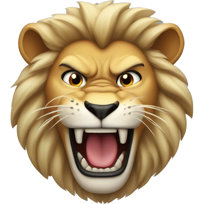 Angry Lionness  emoji