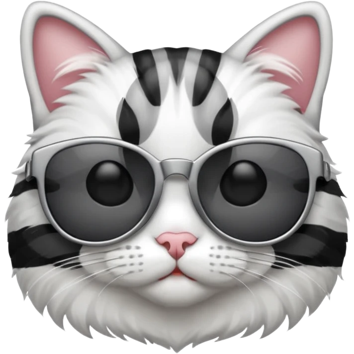 Cat wearing sunglasses emoji