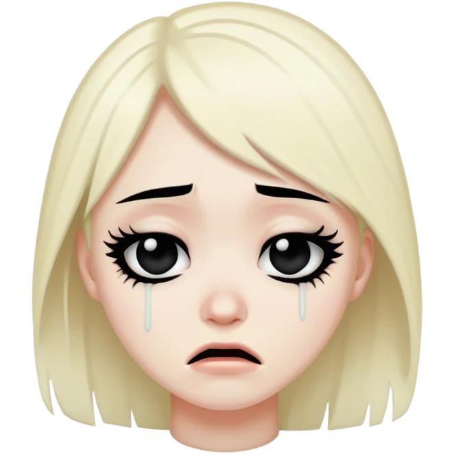emo crying emoji