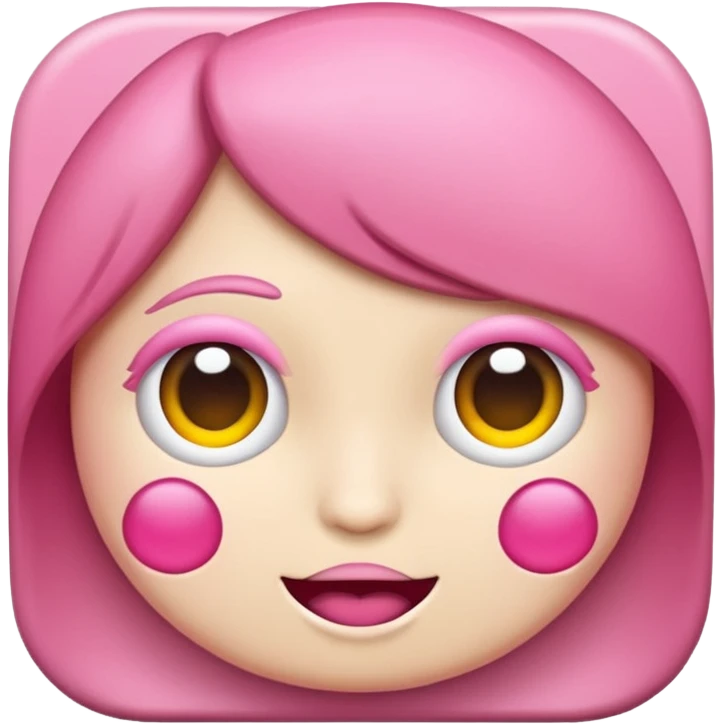 Pink emoji