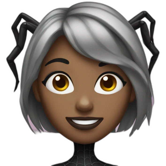 Spider girl emoji