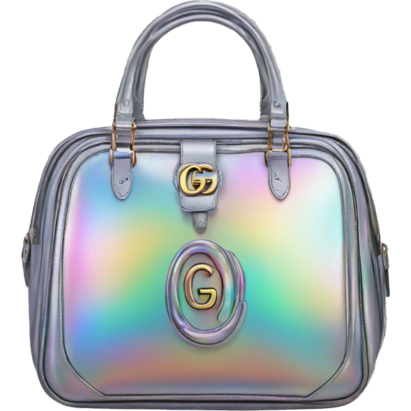 Holographic Gucci bag  emoji