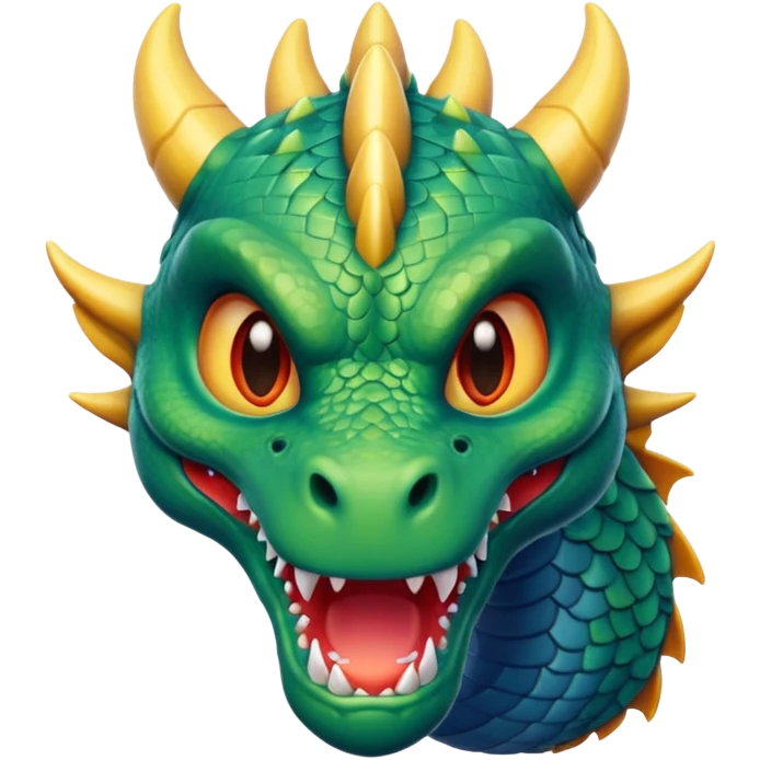 Design a logo with a dragon emoji