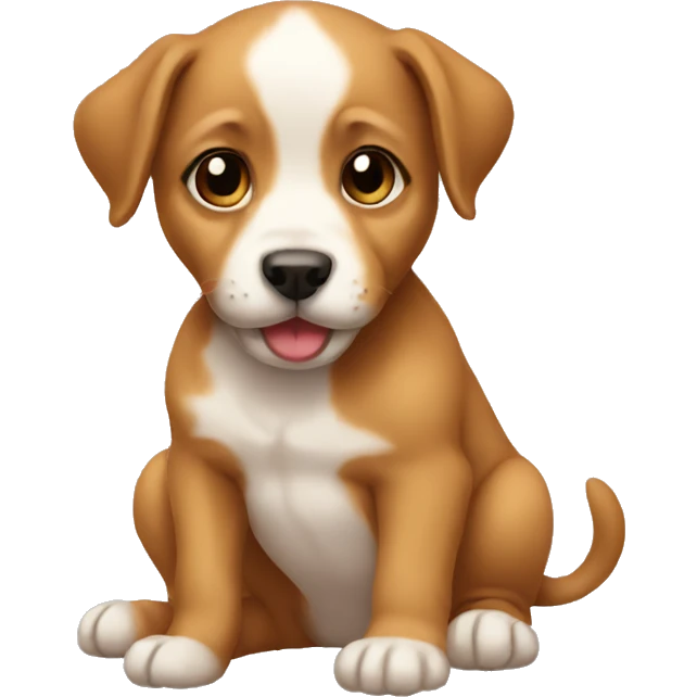 Baby dog emoji