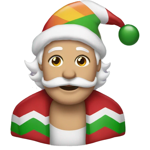Christmas pride  emoji