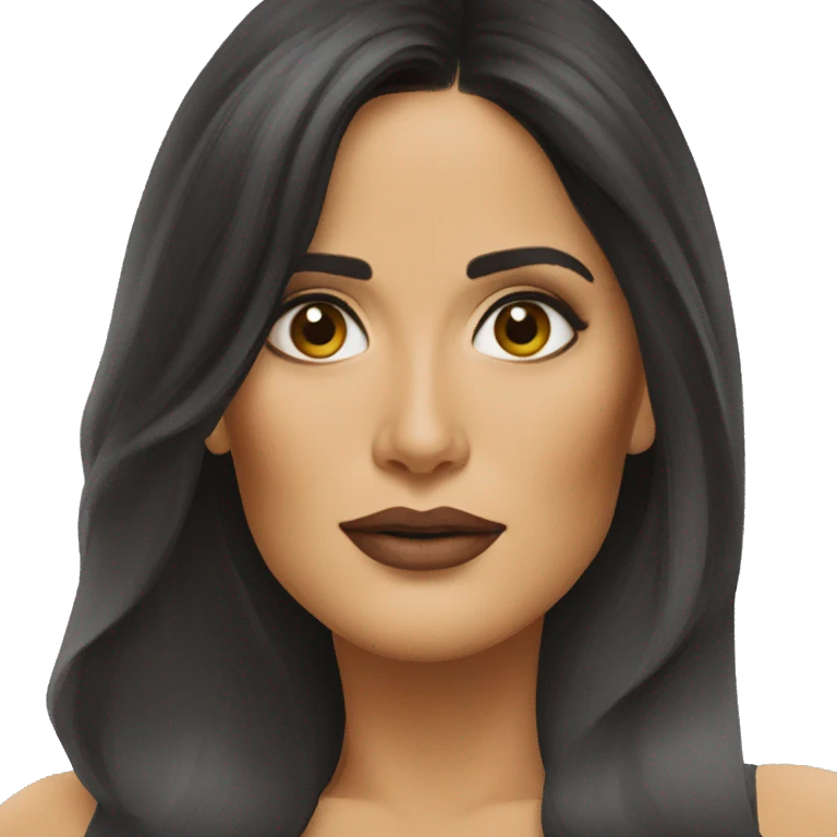 salma hayek face emoji