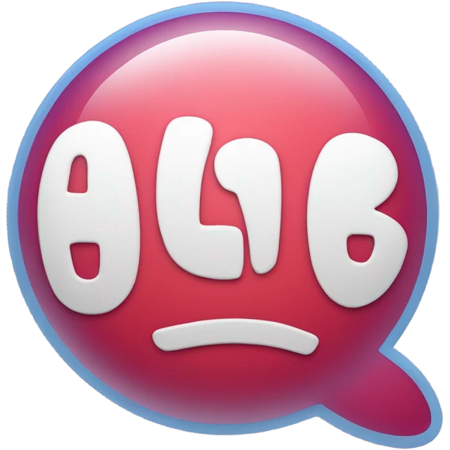 “Hello?” Written in bubble letters? emoji