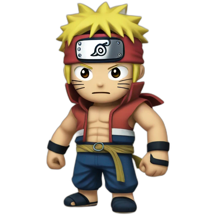 Naruto in the one piece emoji