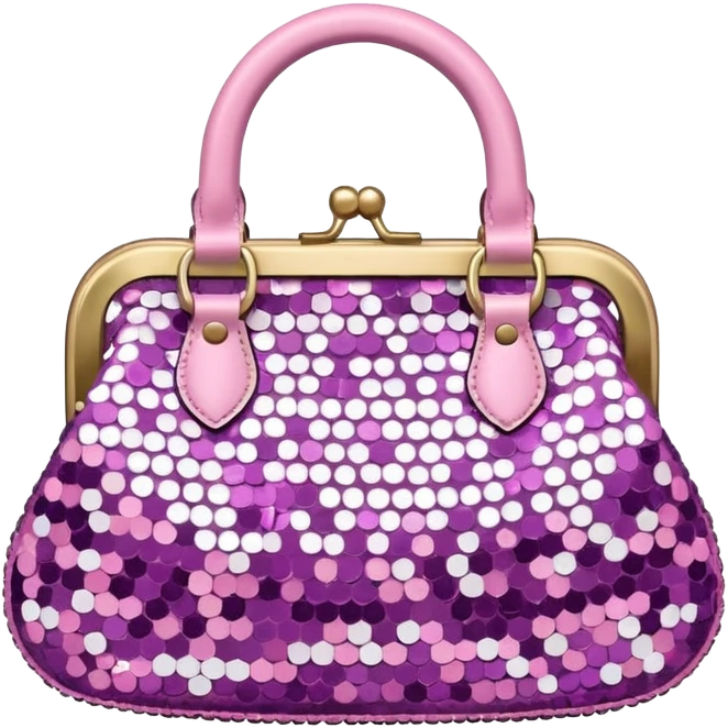 cute glamaholic purse emoji