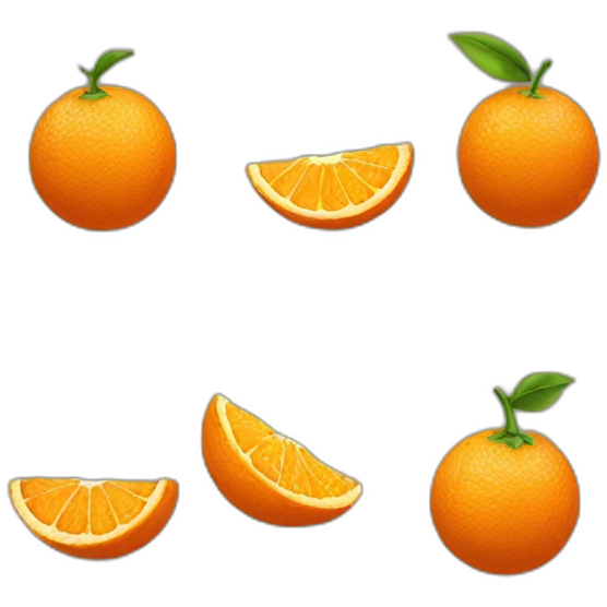 Orange emoji