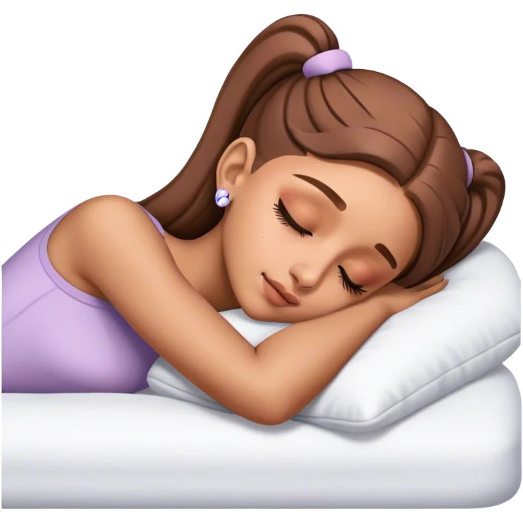 Ariana Grande sleeping 2nd skin tone emoji