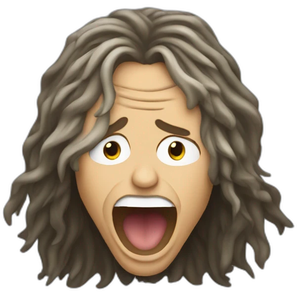 Steven Tyler singing emoji