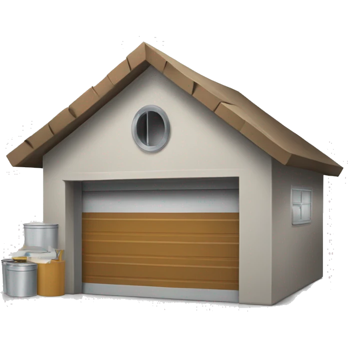 garage can full of paper emoji