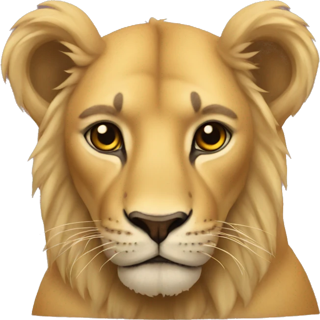 León enamorado emoji