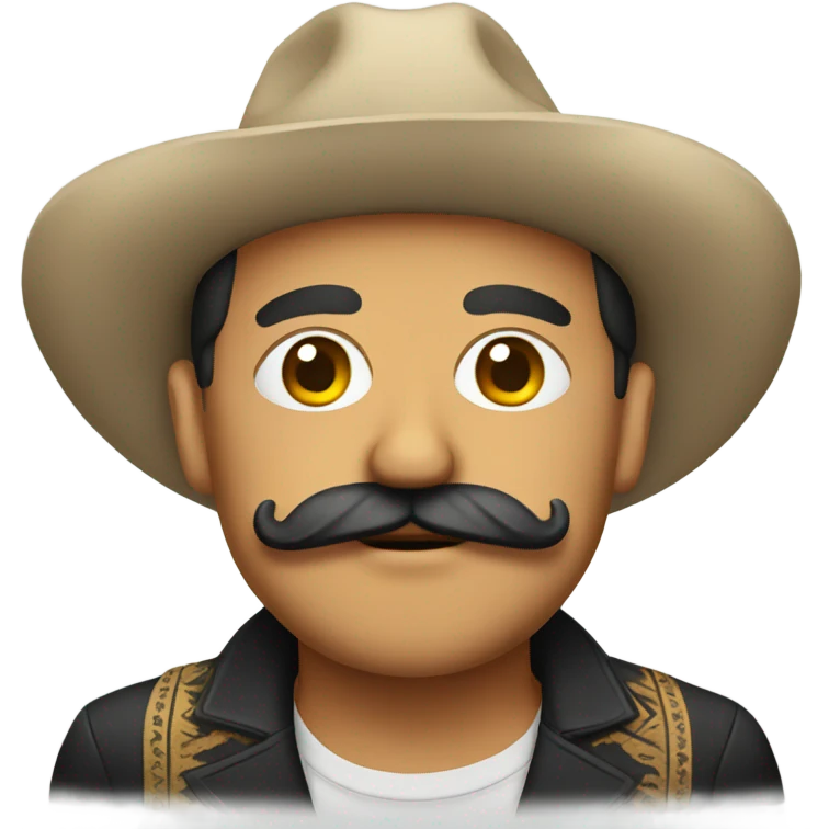 Mexican with mustache  emoji