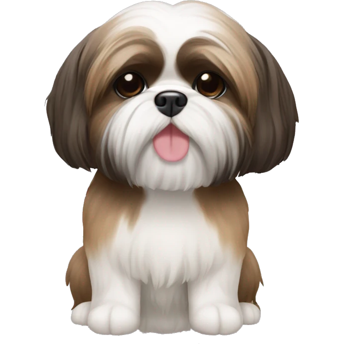 Shihtzu tomando café  emoji