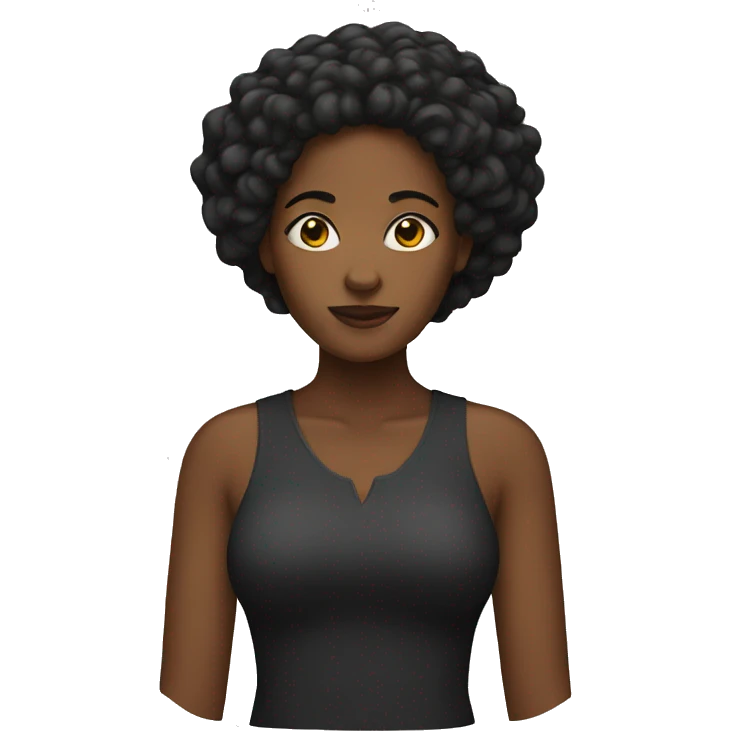 Black woman emoji
