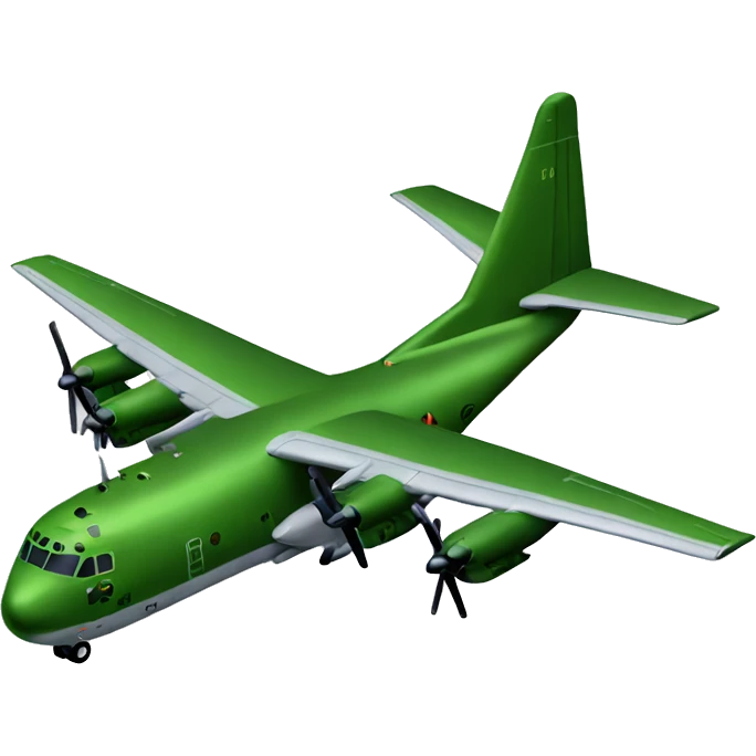 Green c-130 plane emoji