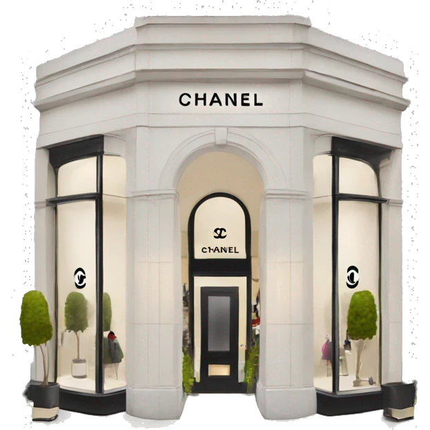 Chanel boutique emoji