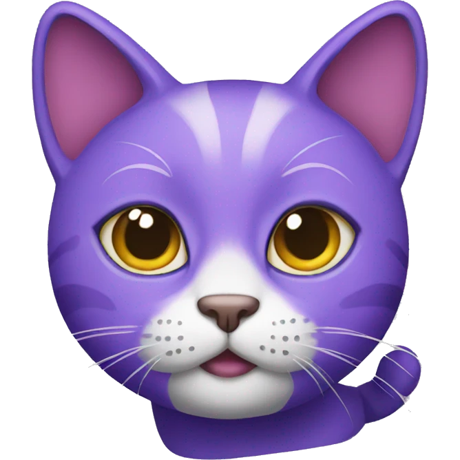 PURPLE CAT  emoji