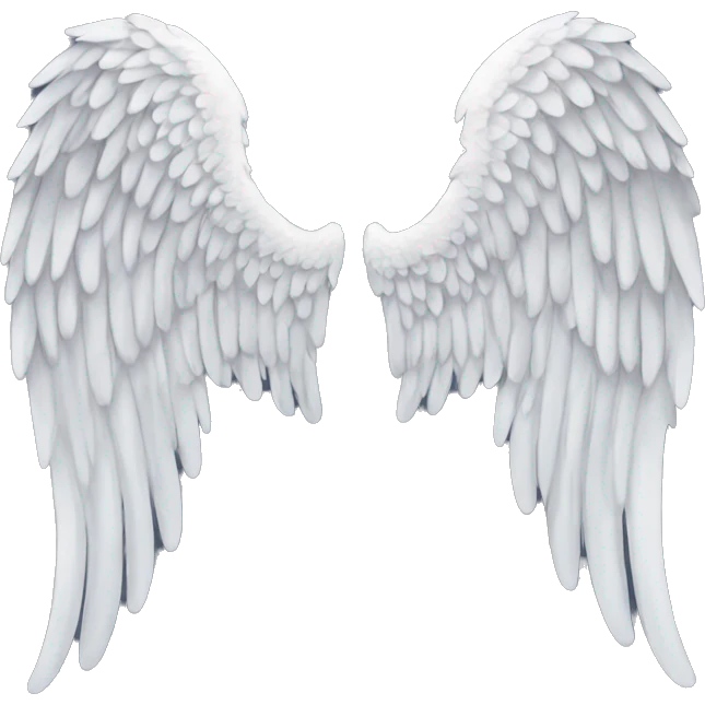 Detailed Angel wings  emoji