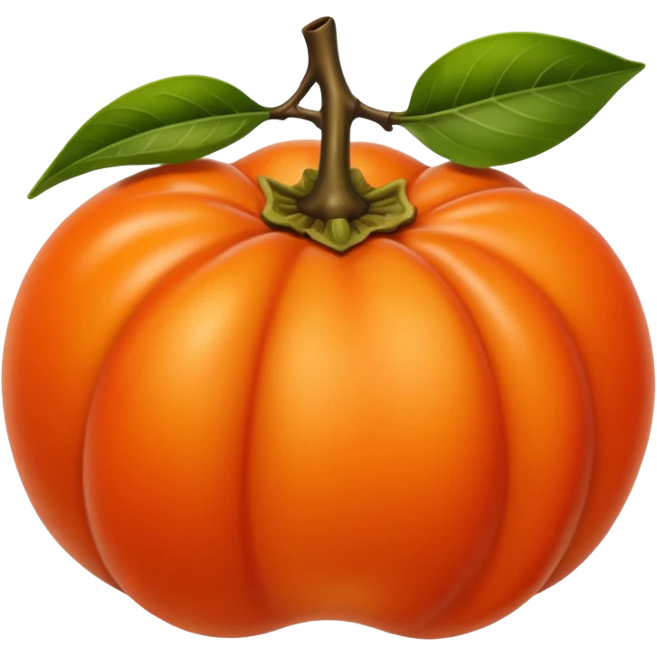 persimmon emoji