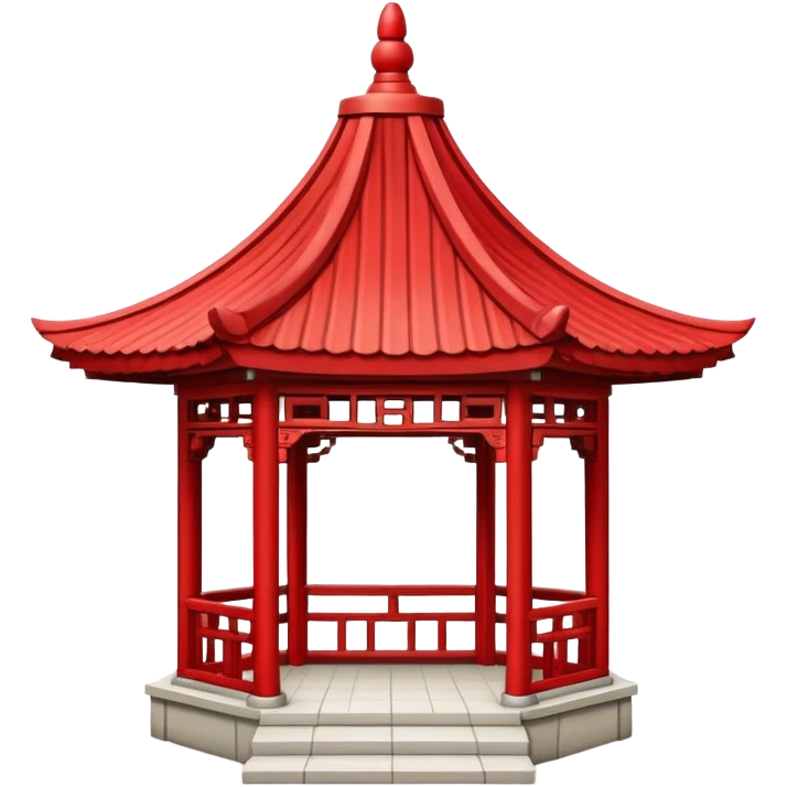Tiny ornate Chinese gazebo emoji