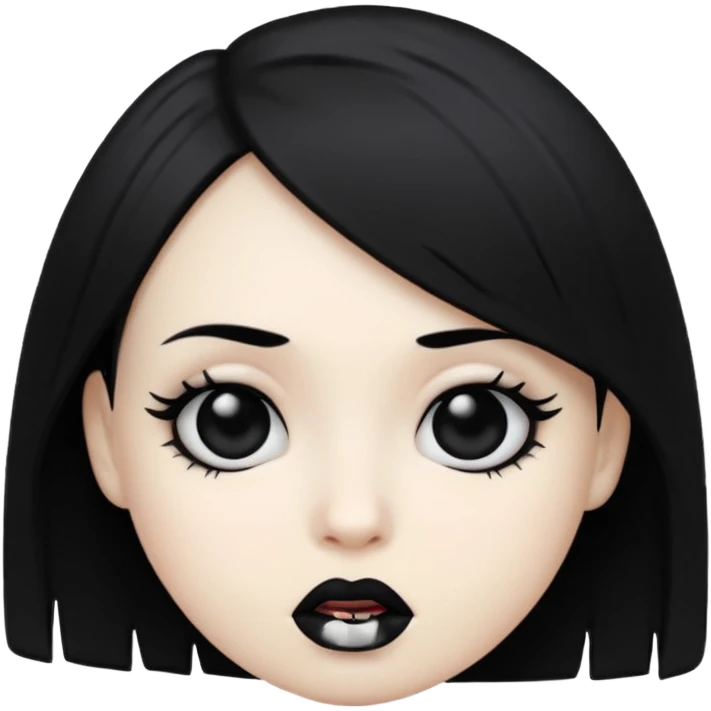 an emo emoji rolling its eyes emoji