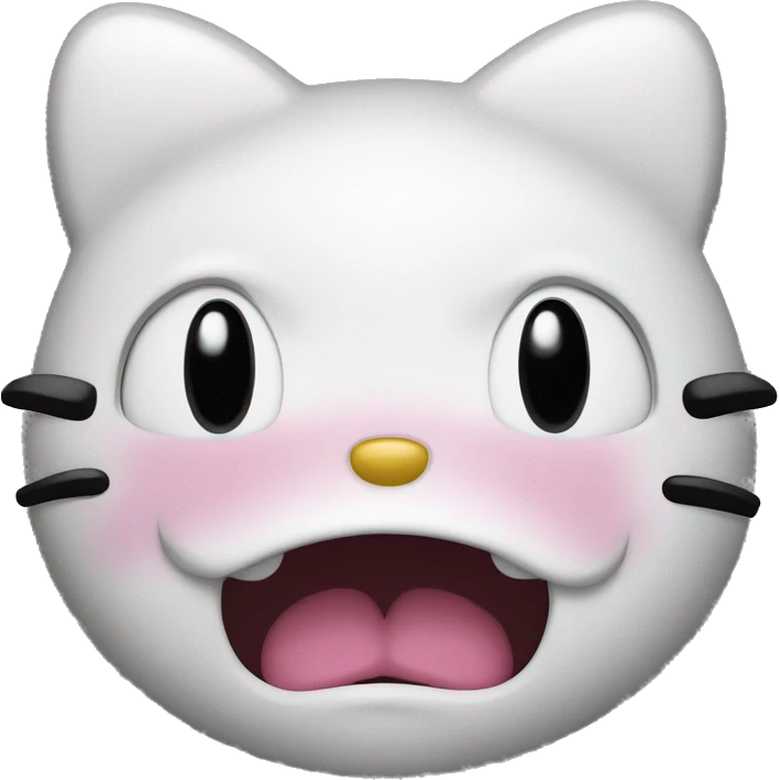 hello kitty mad emoji