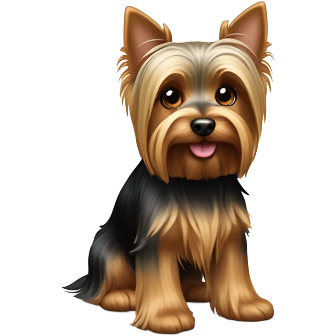 Dog yorkshire emoji