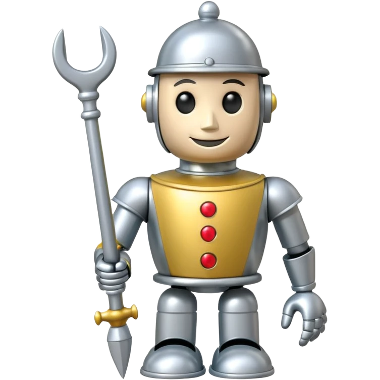 Tin Man toy emoji