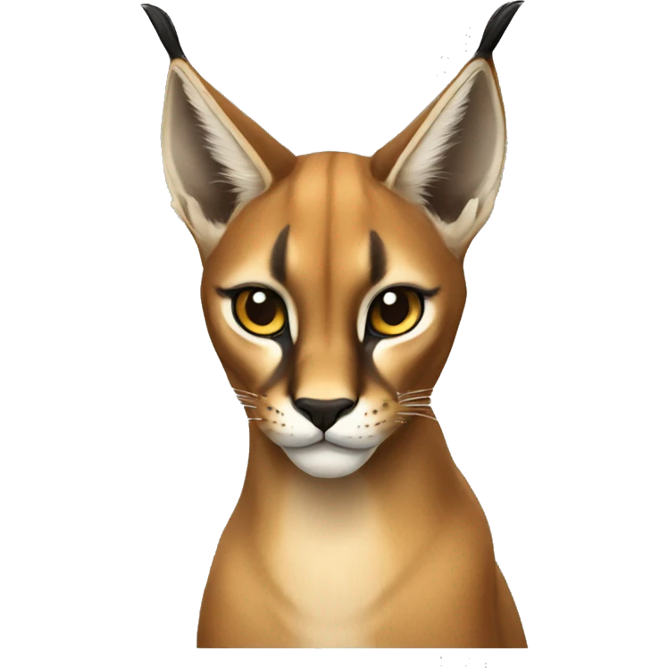 Fullbody caracal emoji