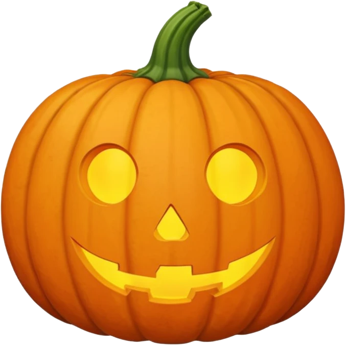 pumpkin without face emoji