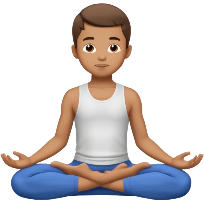 boy yoga poses emoji