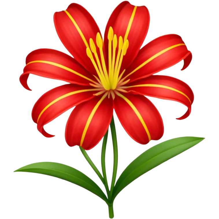 Quiero un emoji lindo para mí novia de la flor lycoris radiata me gusta pero quiero enviarlo como emoji, no cómo sticker  emoji