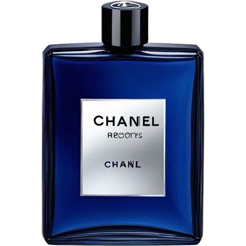 dark blue chanel men's perfume emoji