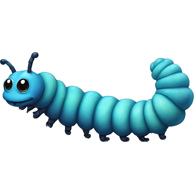 absolem blue catepillar realistic emoji
