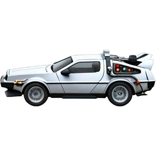 delorian time machine emoji