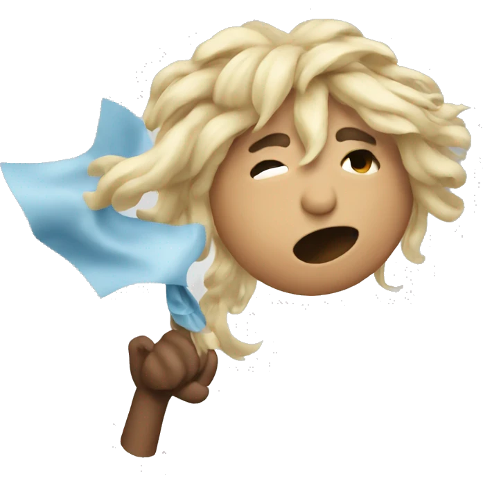 Wind blowing emoji