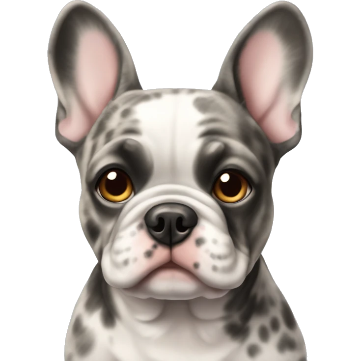 Merle frenchie  emoji