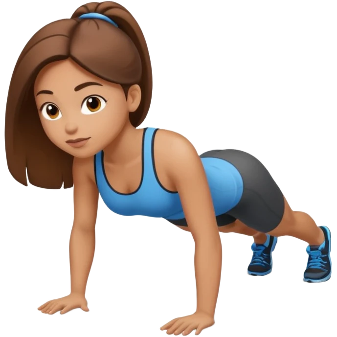 girl doing pump emoji