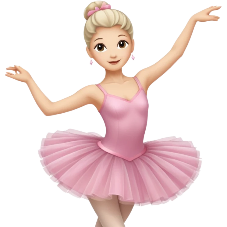 Ballerina above 40 years woman emoji