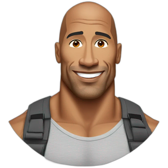 Dwayne the rock johnson emoji