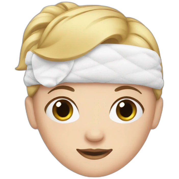 white girl adulte wearing diaper emoji